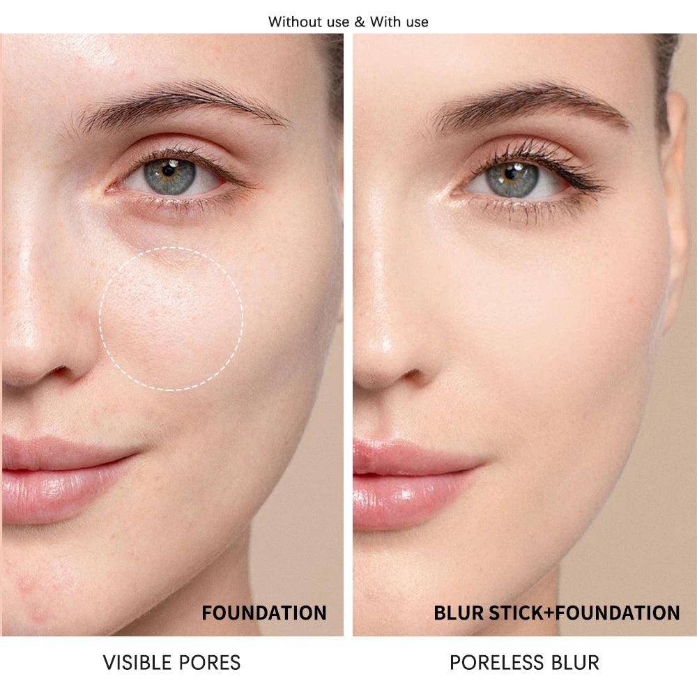 Blur Stick Invisible Pore Primer Waterproof Face Primer Makeup Base Oil-control Matte Smooth Fine Lines Isolation Barrier Primer Oasis Select