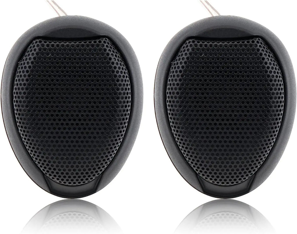 Hifi-level Audio Universal Car Dome Tweeter 1 Pair of 1000w Waterproof Super Power High Noise Reduction High Frequency Speaker Oasis Select black
