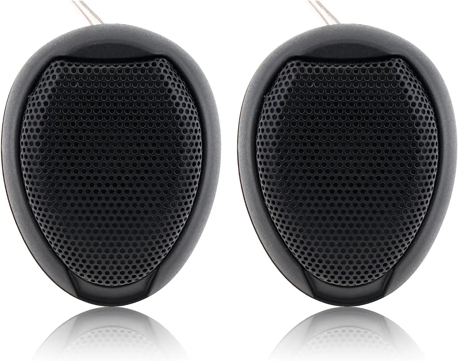 Hifi-level Audio Universal Car Dome Tweeter 1 Pair of 1000w Waterproof Super Power High Noise Reduction High Frequency Speaker Oasis Select black