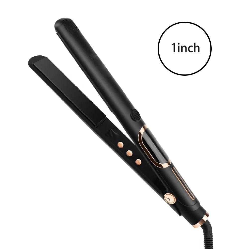 Hair Straightener 480F High Temperature Professional Wide Plates Irons MCH Hard Anodized Plate Treatment Hair Flat Iron Oasis Select 1inch EU