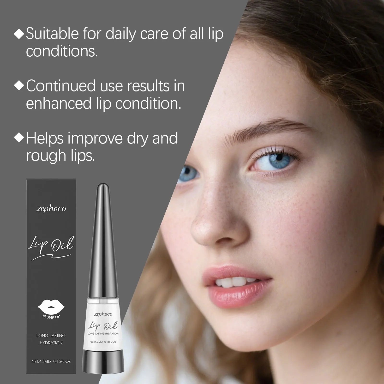 Long-lasting Waterproof Nourishing Lip Oil Gentle Care Hydration Nourishment Smooth Plump Lips Natural Moisturizing Lip Care Oil Oasis Select