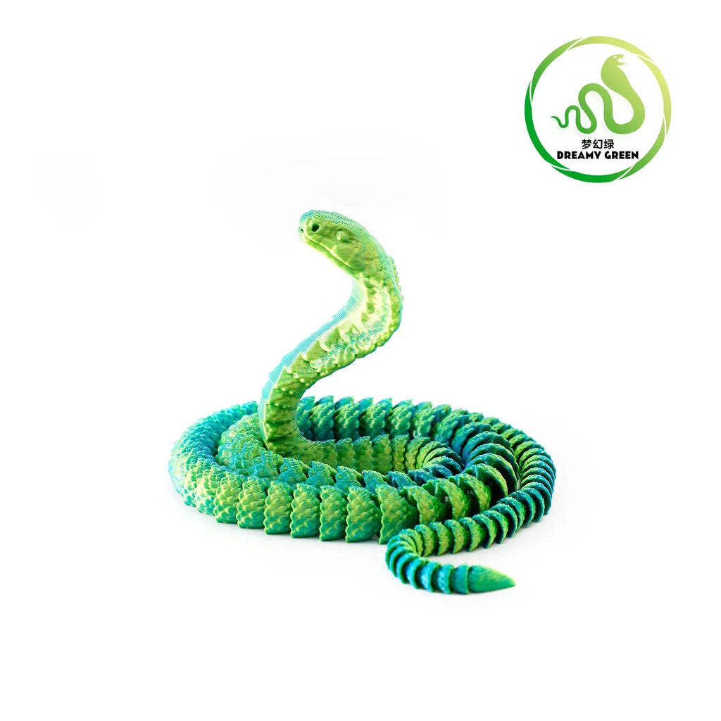 25cm 3D Printed Snake 3D Printed Figure Desk Accessories Toy for Kid 3D Printed Dragon Room Desktop Ornament Office Accessories Oasis Select A4