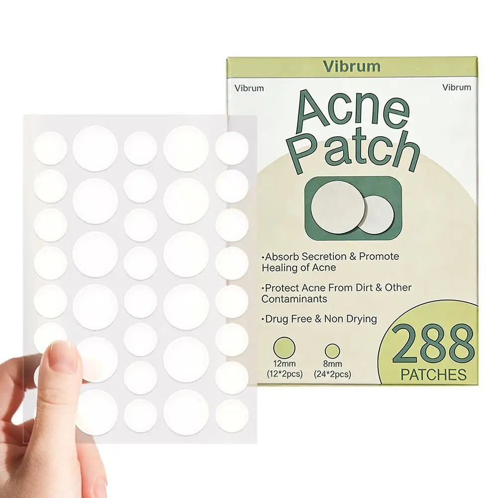 72/288 Counts Invisible Pimple Patches for Face with Tea Tree Oil, Hydrocolloid Acne Pimple Patches Blemish Dots Patch Stickers Oasis Select 288 counts