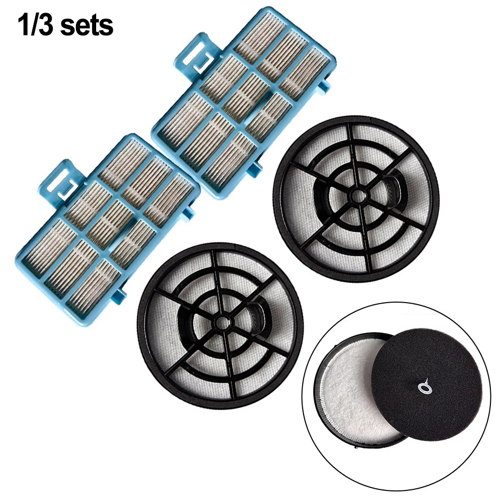 4 Pcs Washable HEPA Filter Set For Bagless Vacuum Cleaner 1000 Series XB1042/10 Replacement Home Clearing Parts Oasis Select