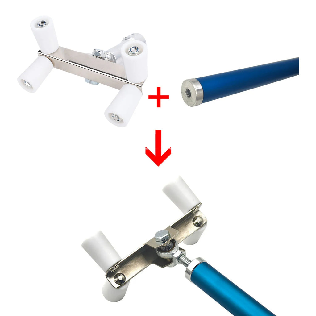 Drywall Outside Corner Bead Roller External Corner Applicator for Mud Squeezing Fit 1/2 Inch Threaded Extension Pole Oasis Select