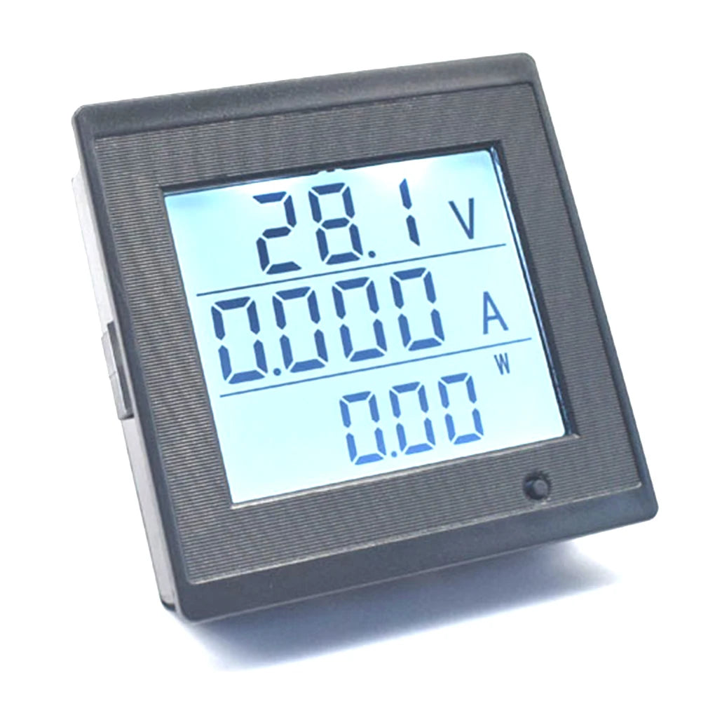 DC 6-200V 20A Voltage Current Meter LCD Digital Display Power Consumption Impedance Multi-Function Meter Tester Tools With Alarm Oasis Select