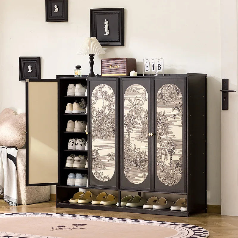 Shoe cabinet, multi-layer indoor corridor outside the door of the home, simple storage cabinet, dustproof, new storage cabinet Oasis Select