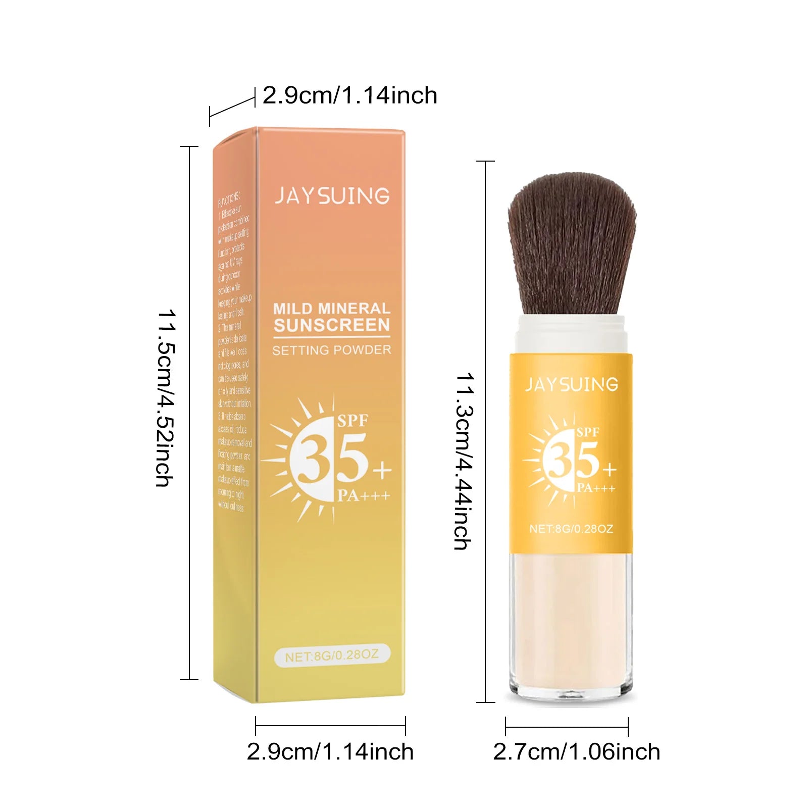 SPF35+ Sunscreen Loose Powder – Matte Oil Control & UV Shield Sunscreen Setting Powder Oasis Select