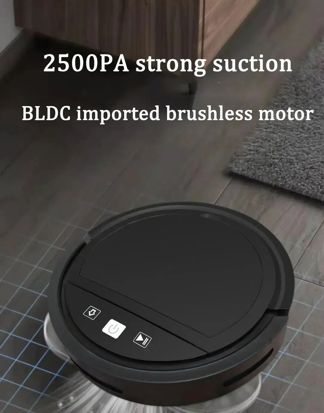 GUOHE Robot Vacuum & Mop Combo – Auto-Recharge & HEPA