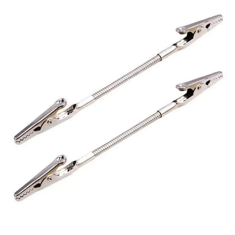 2PCS Heavy-Duty Multipurpose Double-Headed Crocodile Clip Holder -Dual Clamp with Bendable Design,Compatible with Mosquito Coils Oasis Select 2pc A