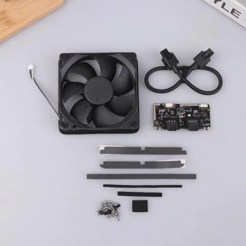 For P2S External Exhaust Fan Kit 3D Printer Upgrade Accessories P2S Chamber Exhaust Fan Spare Parts Purify Exhaust Oasis Select A1