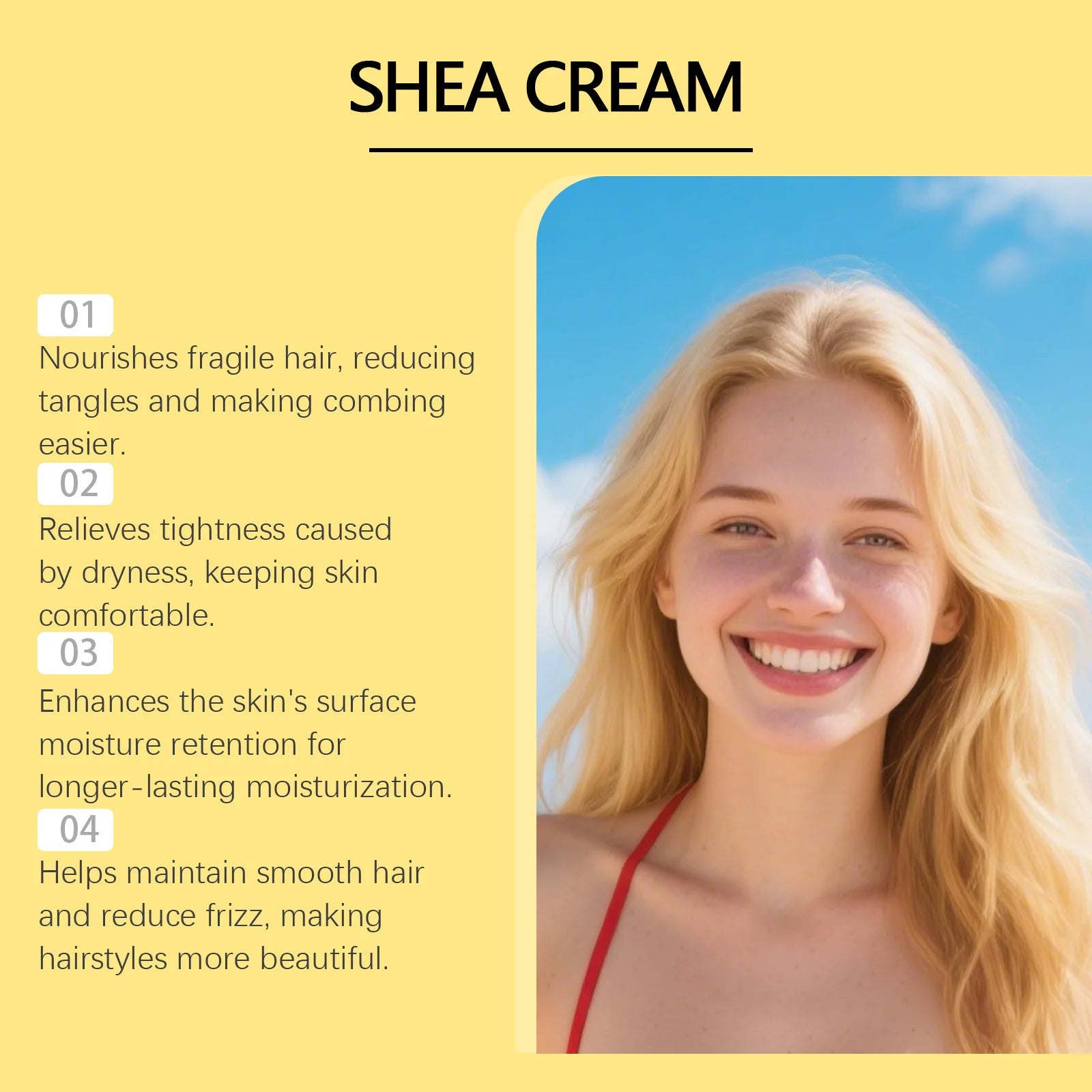 Shea Butter Multi-Purpose Cream – Face, Body & Hair Moisturizer Multi-Purpose Body Cream Oasis Select