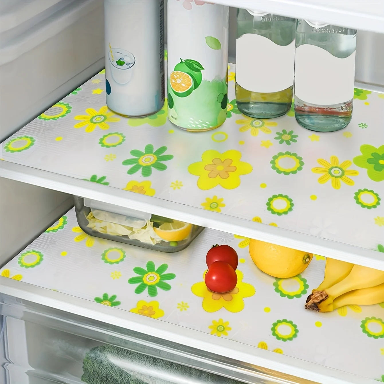 4pcs Non-Slip Refrigerator Mats with Thermal Insulation - Anti-Slip Shelf & Drawer Mats for Kitchen - Ideal Housewarming Gift Oasis Select