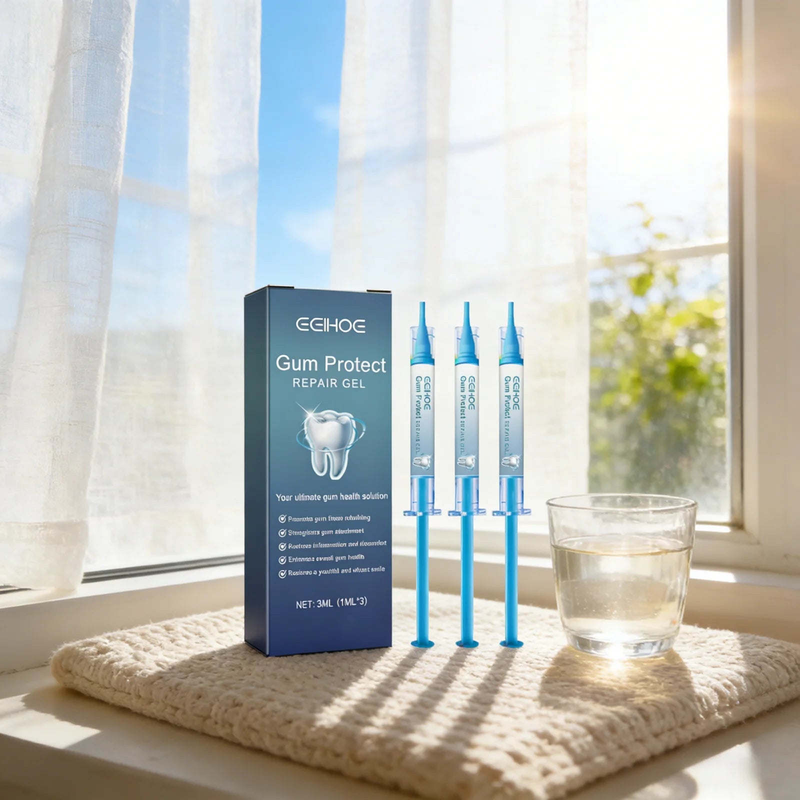 Eelhoe Gum Care Repair Gel Strengthening Repairing Soft Tissue Restore Healthy Oral Portable Soothe Gum Discomfort Tooth Serum Oasis Select
