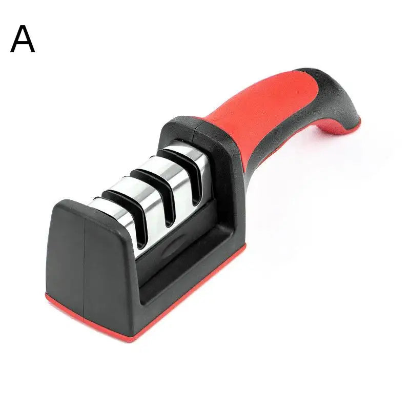 3/4-Stage Knife Sharpener – Non-Slip Ergonomic Handle
