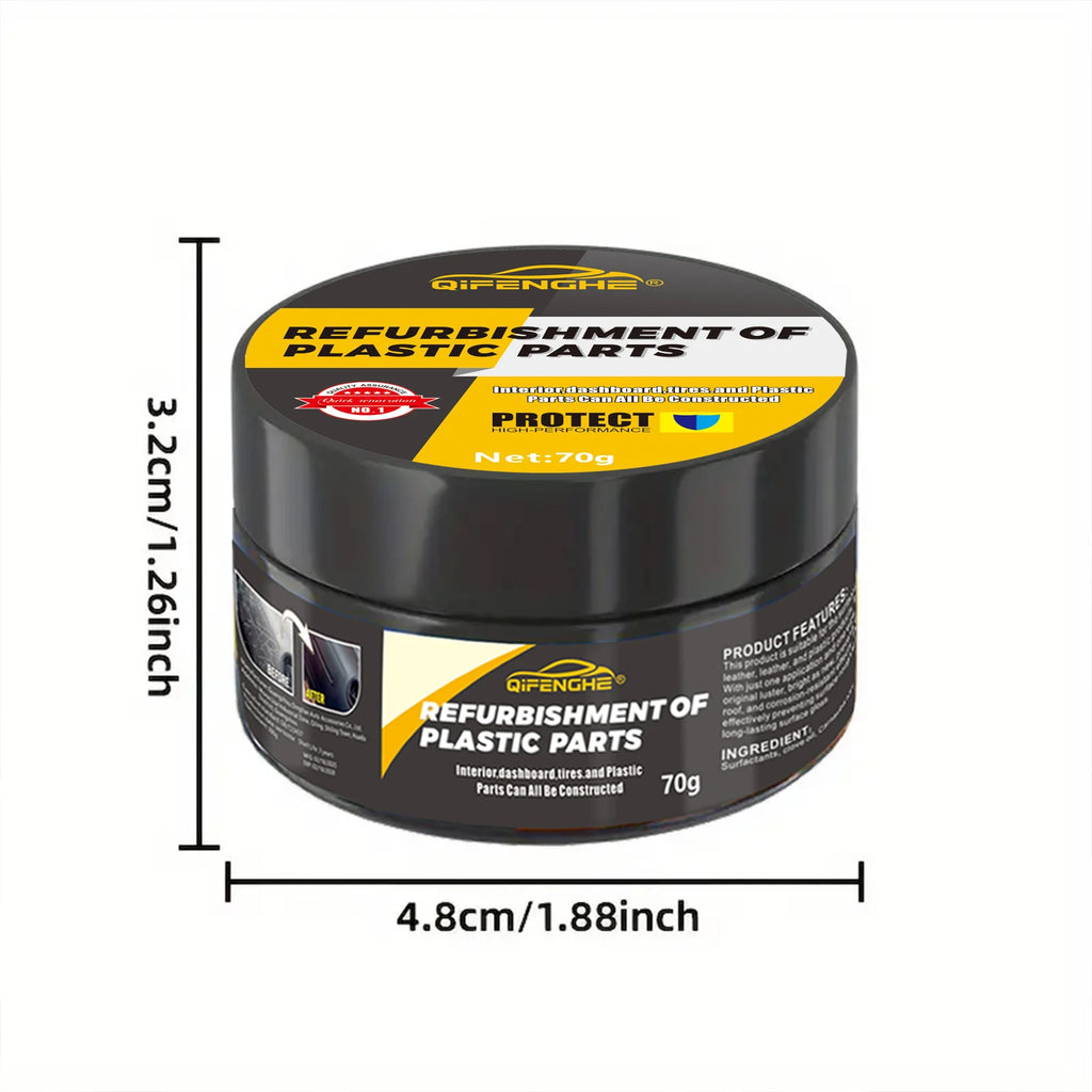 Car Plastic Restore & Polish Wax – Scratch Repair & Anti-Aging