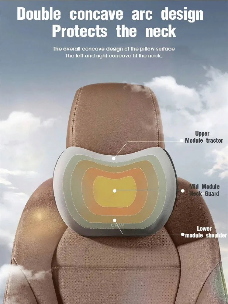 Car Headrest, Lumbar Support, Shoulder Pillow, Car Pillow, Memory Cotton Waist Backrest Cushion, Household Automotive Products Oasis Select