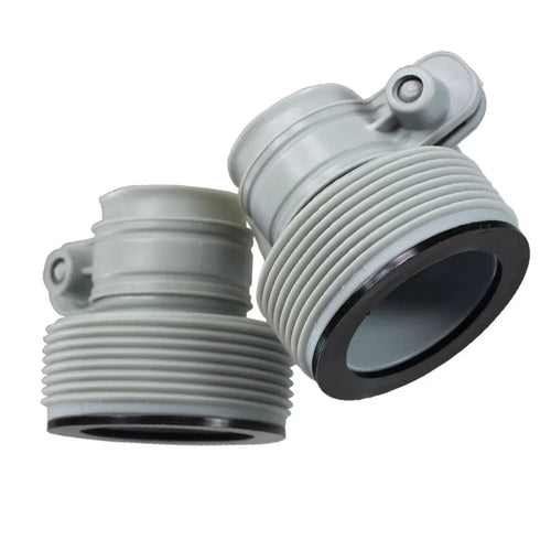 1.5" to 1.25" Pool Hose Adapter Pool Pump Parts with Plunger Valve Collar for Filter Pump Seawater System Oasis Select