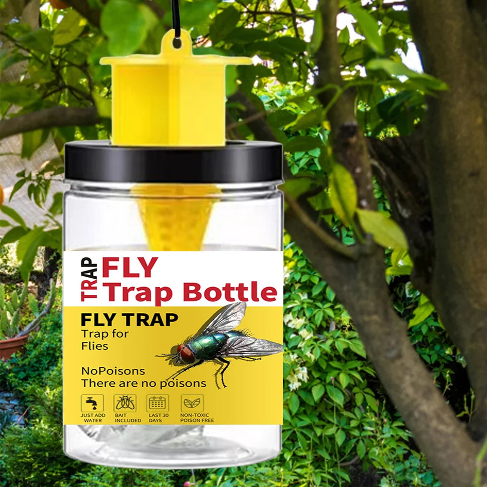 1-10PCS Hanging Flytrap Cage Fly Trap Garden Hanging Fly Catcher Non-toxic Pest Mosquito Killer Cage Flie Traps For Outdoor Oasis Select