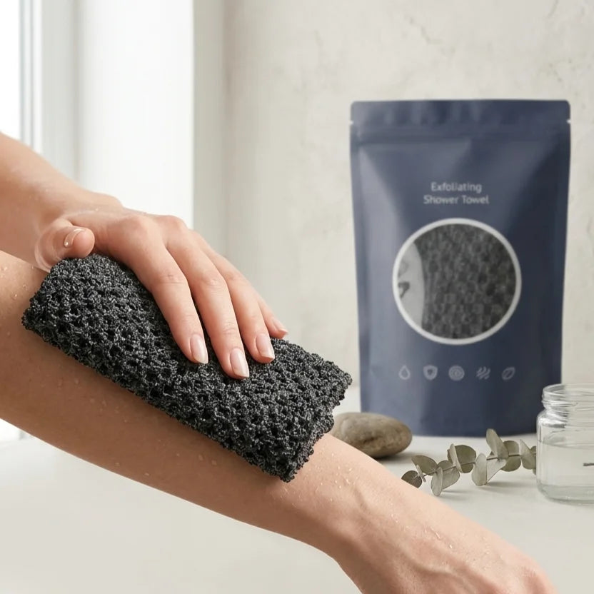 Ultra-Long Exfoliating Bath Towel Deep Clean Remove Dirt Oil Exfoliate Dead Skin Durable Improve Rough Skin Men Women Back Towel Oasis Select