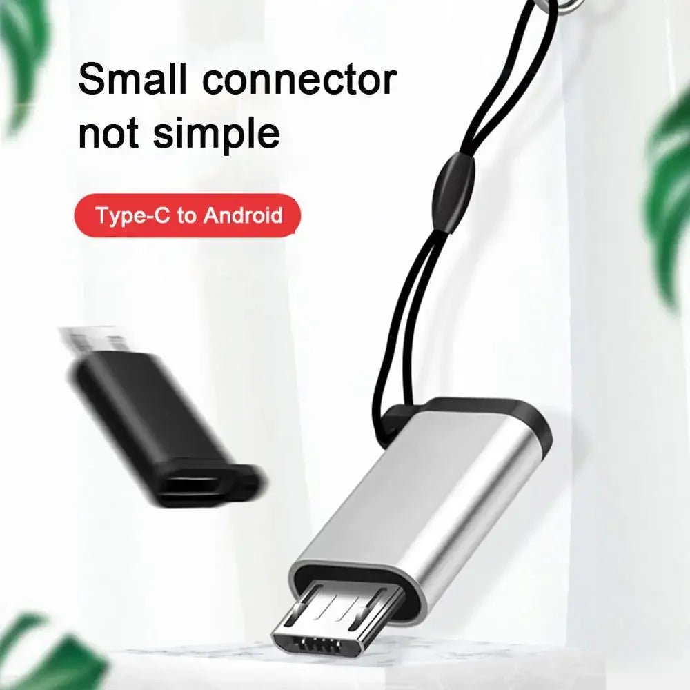 Type-C to Micro USB OTG Adapter | Data & Charging Converter