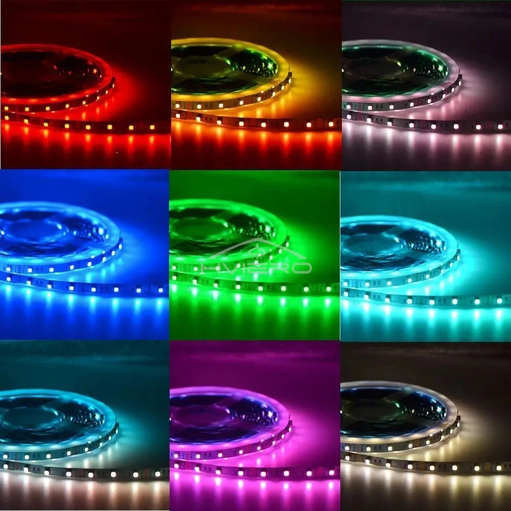 HVIERO 5M RGB LED Strip SMD 3535 300 LEDs DC 12V Flexible