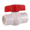 Butterfly Valve 20/25/32/40/60mm Connector Pipe PVC Garden Irrigation Aquarium Drainage System Water Supply Fittings White Oasis Select Diameter 50mm PVC Ball Valve