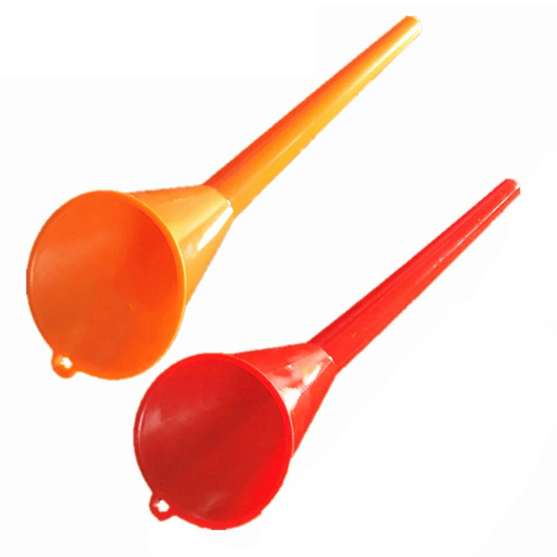 Car Long Stem Funnel Gasoline Oil Fuel Filling Tools Anti-splash Plastic Funnel Motorcycle Refueling Tools Auto Accessories Oasis Select