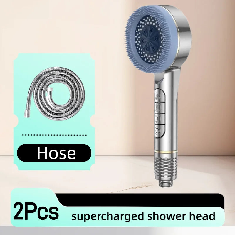 Shower Head Adjustable High Pressure Faucet Filter for Shower Spray Nozzle with Hose Bathroom Showers Accessories Oasis Select style 1