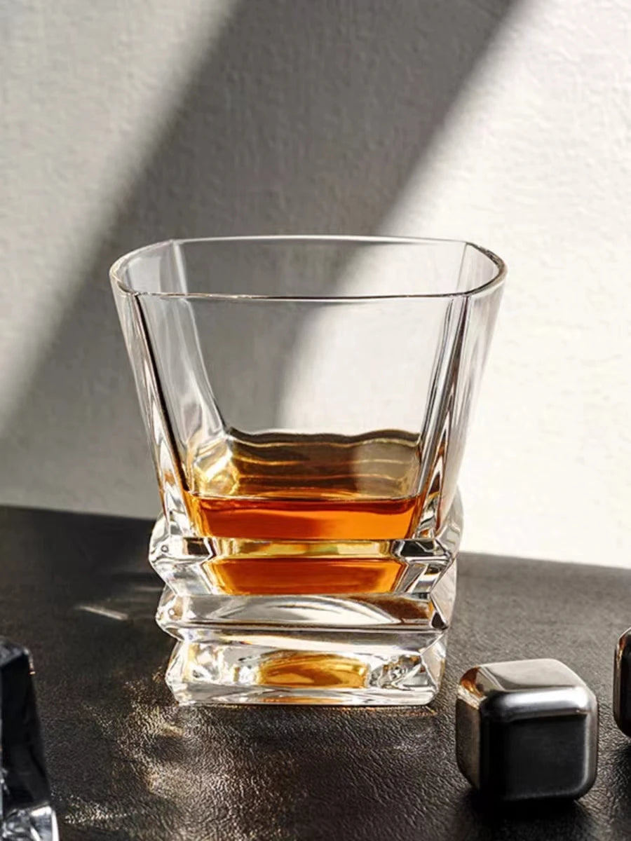 Whiskey Glass Cigar Holder Home Glass Bar Beer Glass Wine Glass European Creative Drinking Glasses Oasis Select