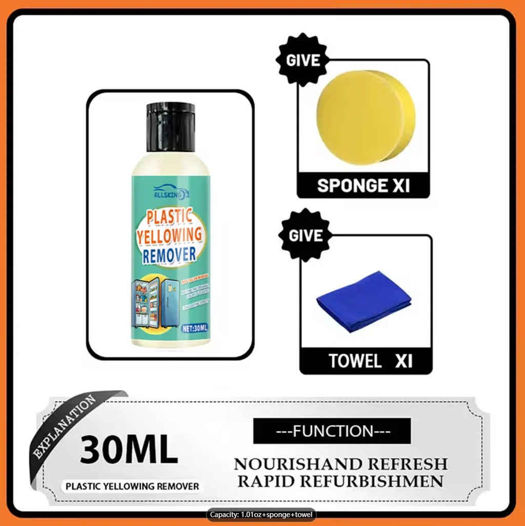Plastic Restorer – Anti-Yellowing Protection for Plastic Surfaces Plastic Restorer Spray Oasis Select Default Title