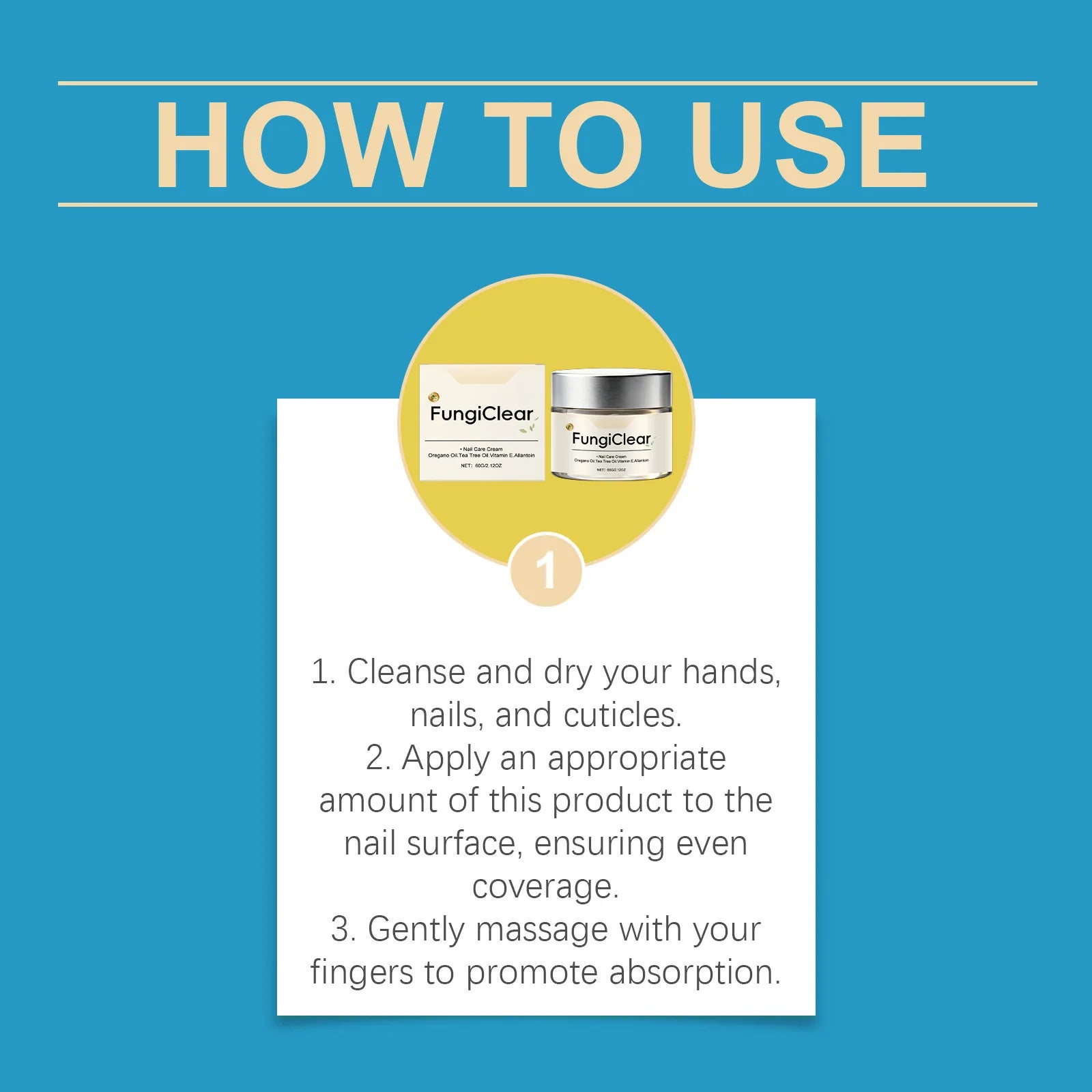 Strengthening Nail Care Cream Repair Weak Nails Herbal Extract Nourish Restore Health Lasting Effective Fingernail Toenails Care Oasis Select