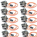 1/6/10/20 Pcs MG90S Servo All Metal Gear 9g Upgraded Version For Helicopter Plane Boat Car MG90 9G Trex 450 RC Robot DIY Oasis Select 10pcs