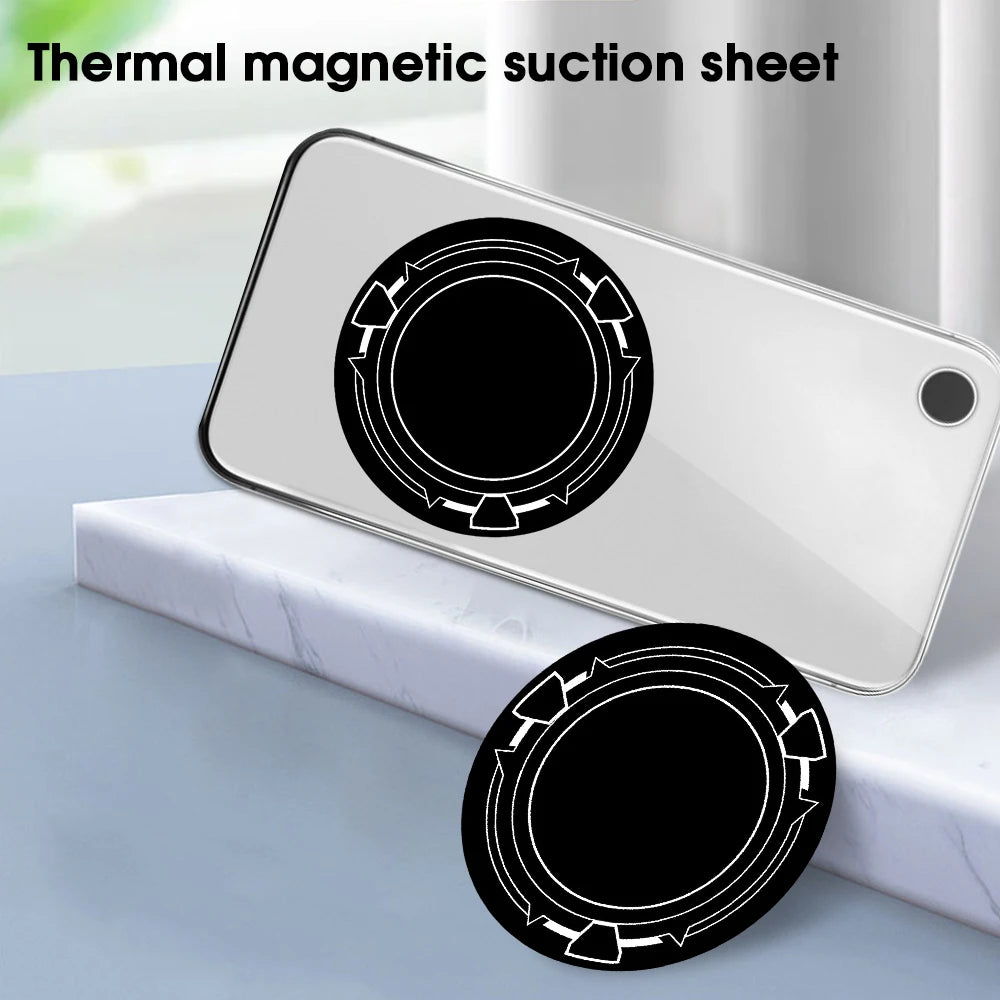 2024 New 6cm Metal Plate Ring For Magsafe Magnetic Car IPad Holder Radiator Iron Sheet Sticker For IPad / Tablet PC Oasis Select