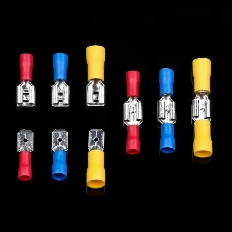 Insulated Electrical Terminal Kit – Spade, Ring, Fork & Butt Crimp Terminal Kit Oasis Select