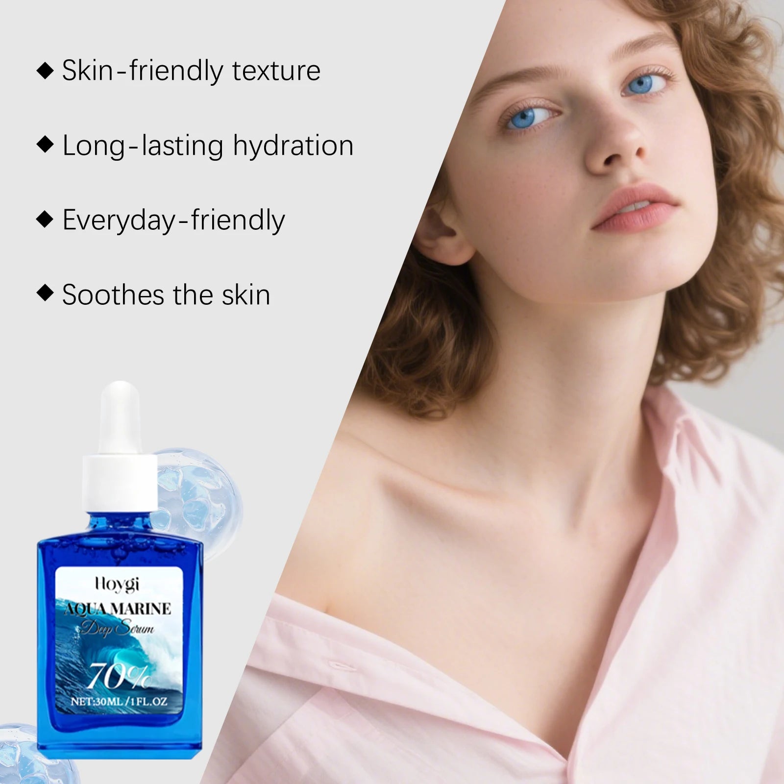 Marine Facial Serum – Hydrating & Brightening Skin Essence Face Serum Oasis Select