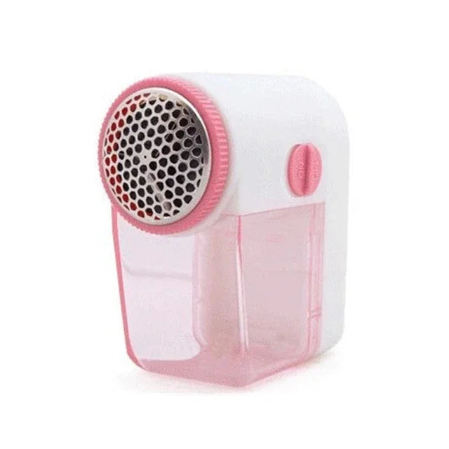 Electric Lint Remover - Battery Powered Hairball Trimmer for Clothes and Furniture - Easily Removes Lint and Hairballs Oasis Select Pink