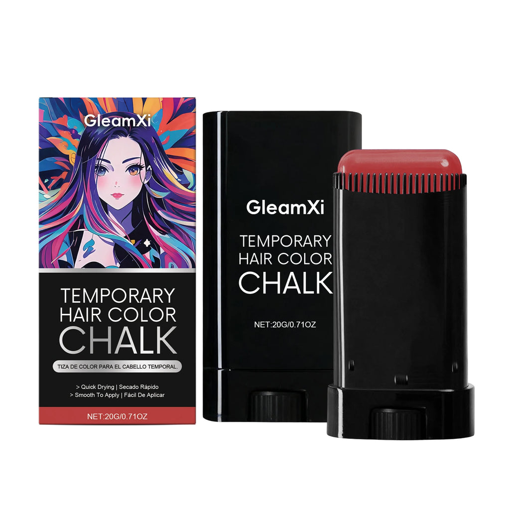 Diy Temporary Hair Dying Cream Stick 5 Shades Easy To Wash Quickly Coloring Salon Care Product Long Lasting Chalk Hair Color Wax Oasis Select Red 20g x1 boxed