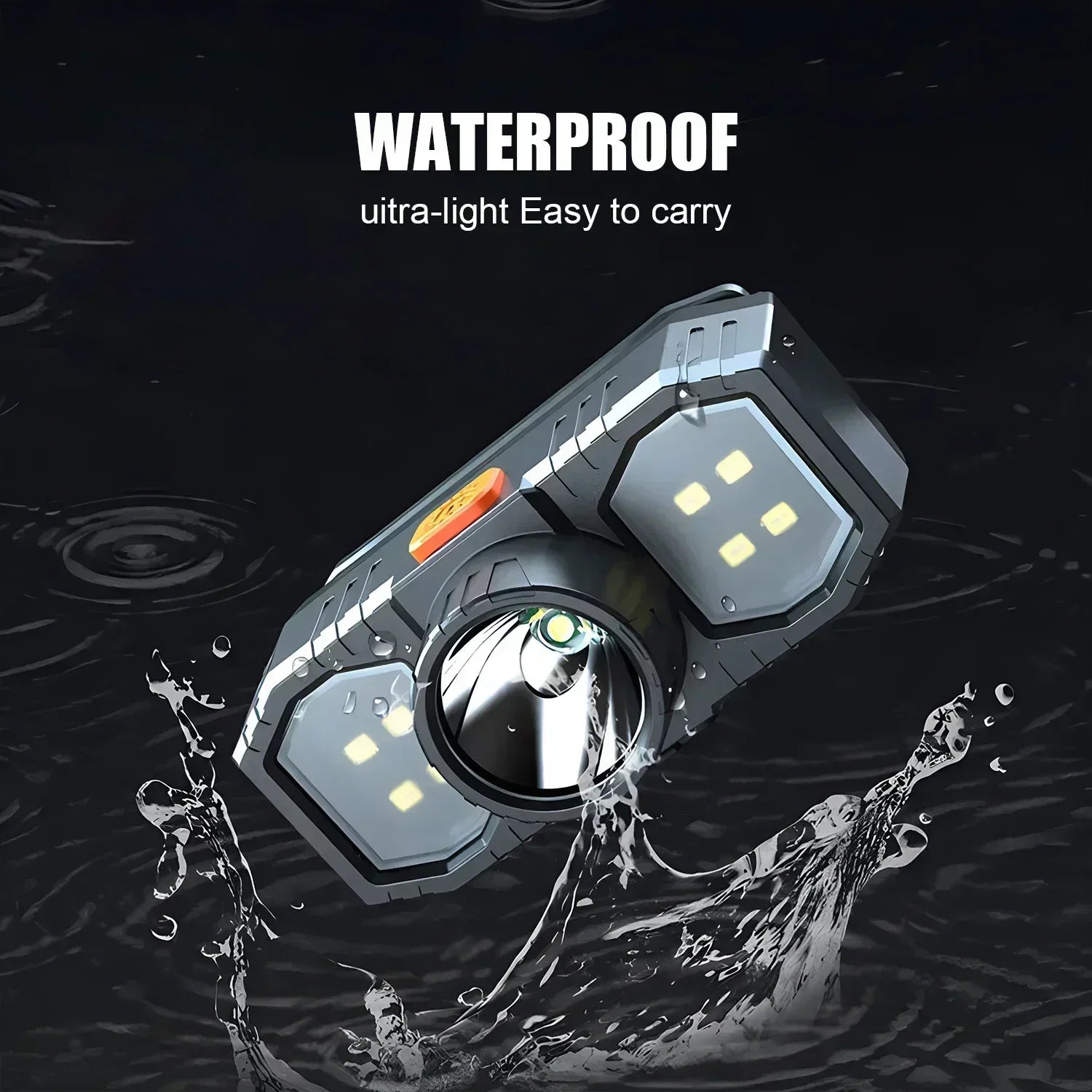 KDULIT COB+XPE Powerful Headlamp USB Rechageable Headlight Portable Fishing Camping Outdoor Waterproof Head Lamp Work Flashlight Oasis Select