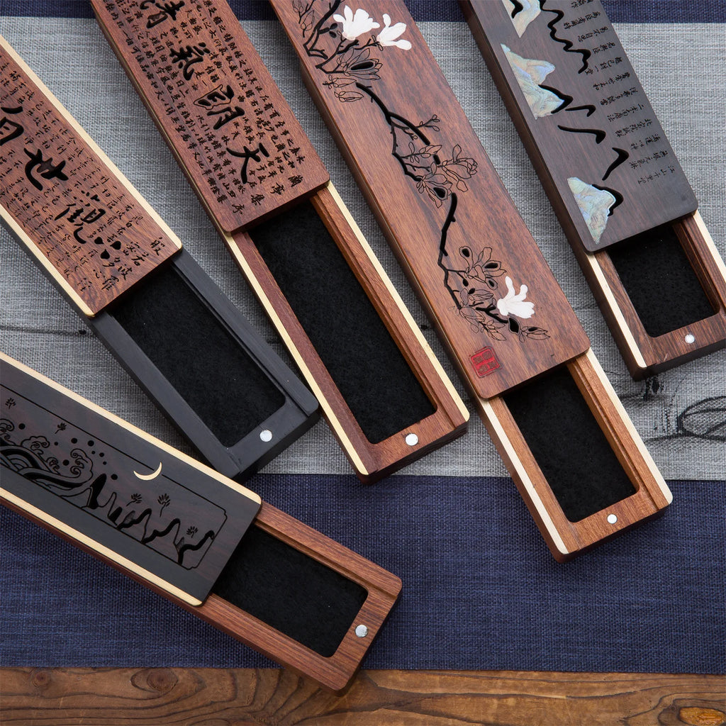 Wooden bed incense burner, cultural and creative Chinese style Zen ornaments, household incense sticks, solid wood creative Oasis Select