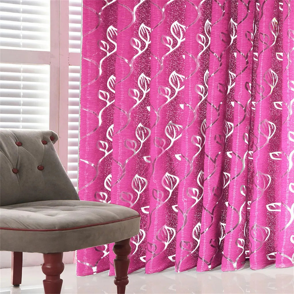 Vines Leaves Tulle Sheer Curtain Panel – Window Drape & Valance Sheer Curtain Panel Oasis Select G
