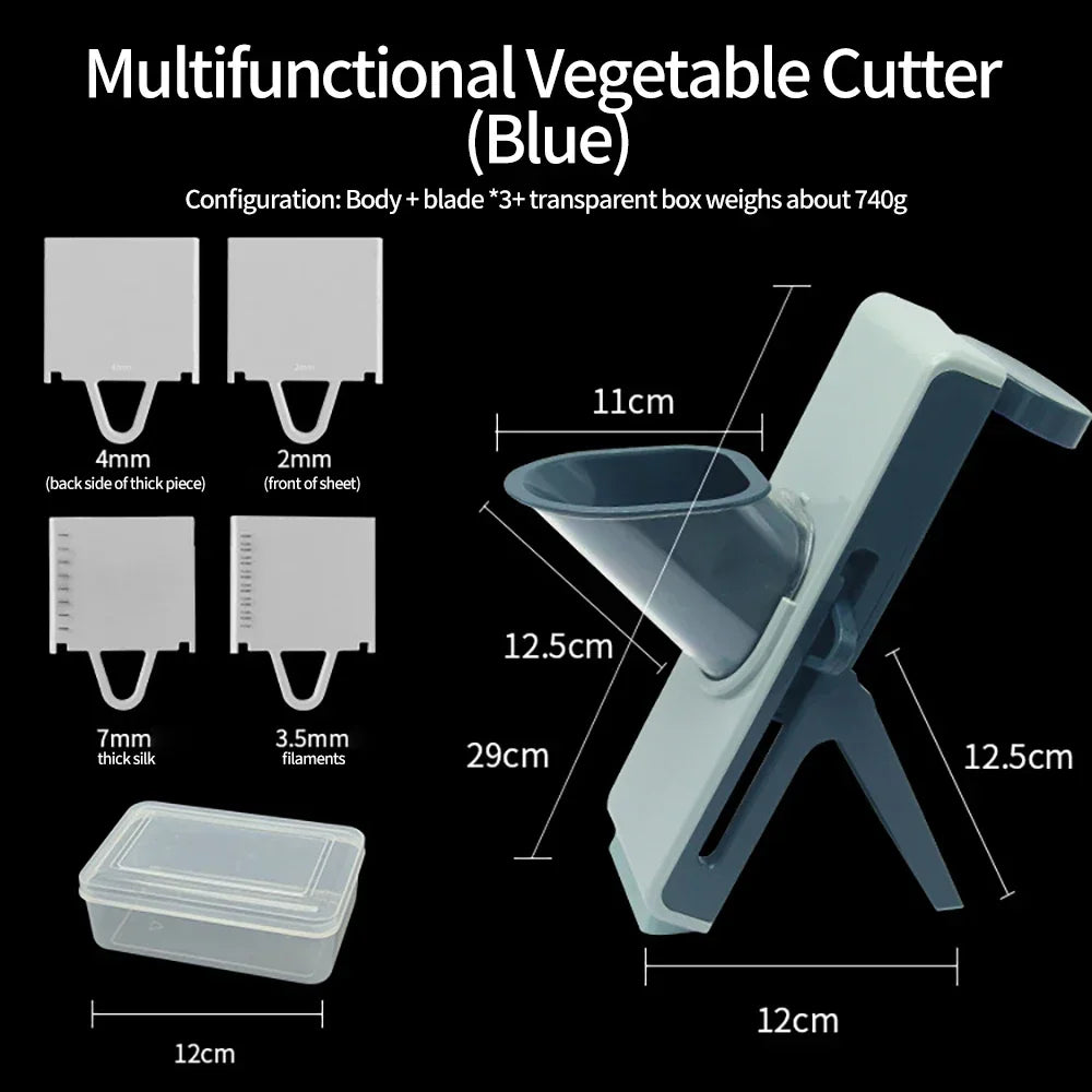 Multifunctional Vegetable Slicer & Grater | Stainless Blades