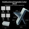 Multifunctional Vegetable Slicer & Grater | Stainless Blades