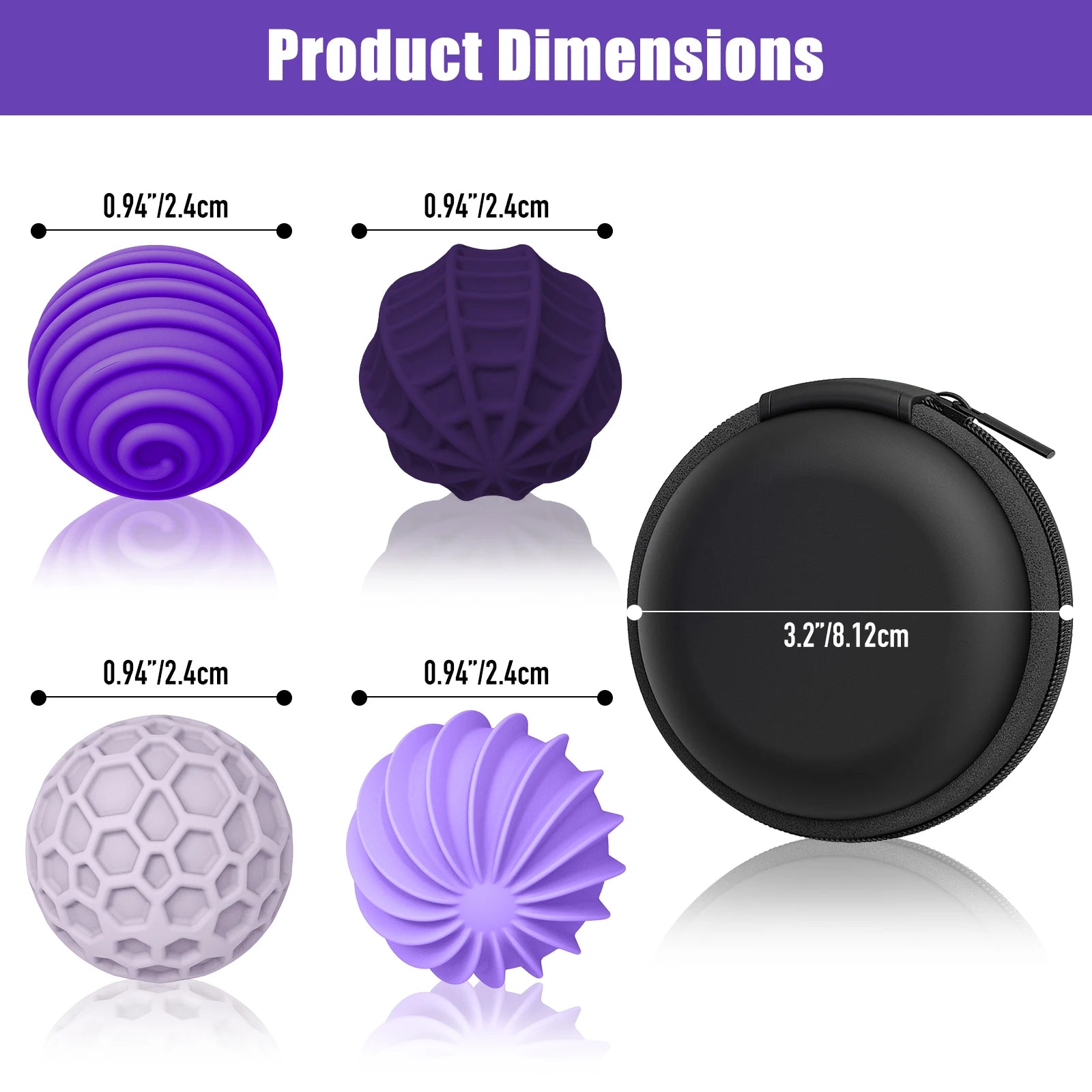 Magnetic Sensory Fidget Balls Silicone Stress Relief Toys for Adults Anxiety Autism Calming Sensory Therapy Tools Oasis Select