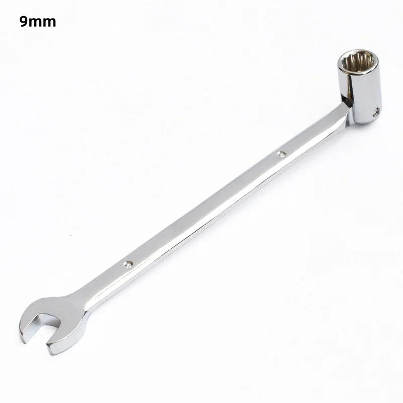 Double End Swivel-Socket Wrench Tool Activity Sockets Set Tools,Metric Swivel Head Flexible Socket Wrench Spanner CRV Steel Tool Oasis Select 9mm