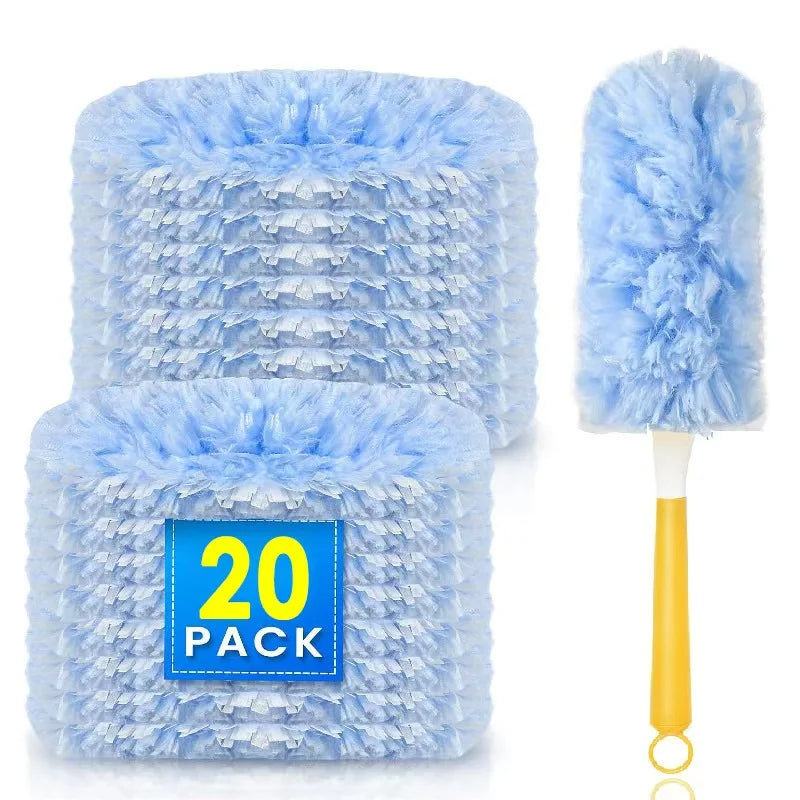 Swiffer Duster Refills 10-Pack, Compatible with Swiffer 360 Duster Handle, Unscented Feather Dusting Refills for Multisurface Cl Oasis Select 20pcs Handle