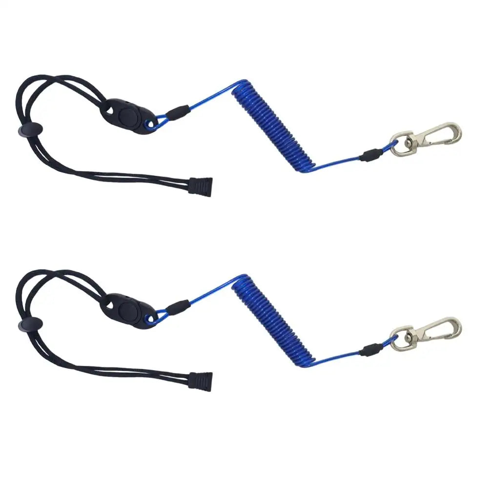 Elastic Coiled Cord Lanyard SUP Paddle Leash for Kayak Canoe Rowing Boat Oasis Select New Type 2