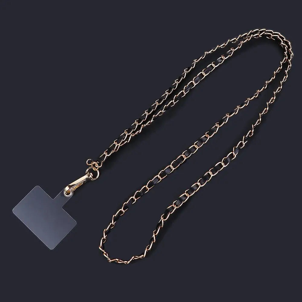 Long Phone Straps Anti-lost Lanyard Mobile Phone Accessories Crossbody Chain Metal for Women Phone Case Hanging Cord Oasis Select