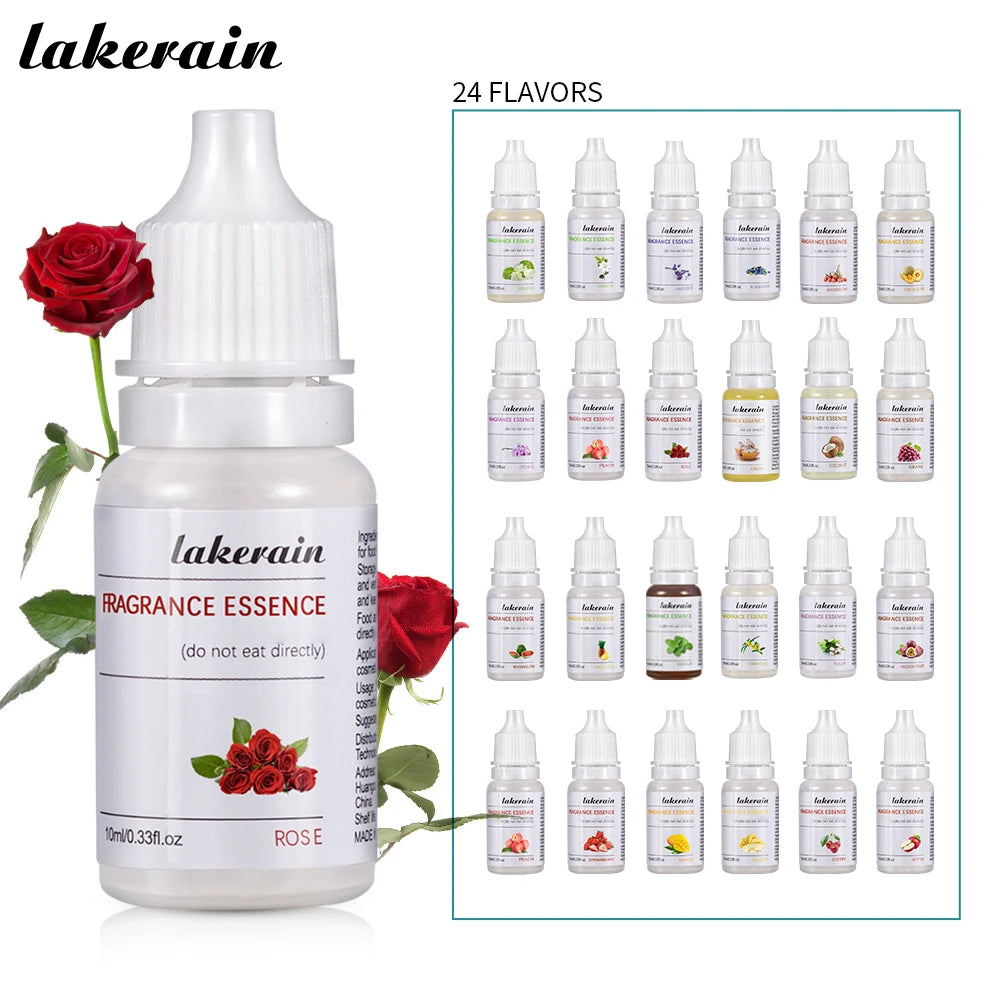 DIY 10ml Pure Fruit Fragrance Oil Diffuser Essential Oils Strawberry Flavor Oil For Lip Gloss DIY Soap Making Lipgloss Essence Oasis Select