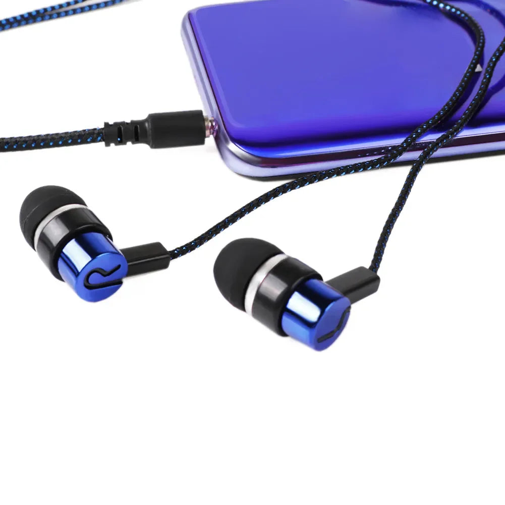Universal Wired Earphone Noise Reduction In-Ear Stereo Earphones Noodles Style Sport Headset For Samsung Huawei Headphones Oasis Select